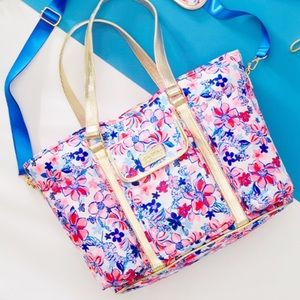 Lilly Pulitzer Party Like a Lobster Insulated Beach Tote